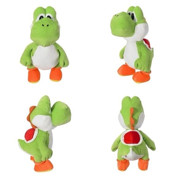 Super Mario Kids Yoshi Bedding jumbo Plush 20” - Picture 1 of 10